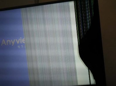 我家42寸内屏自爆裂的海信电视